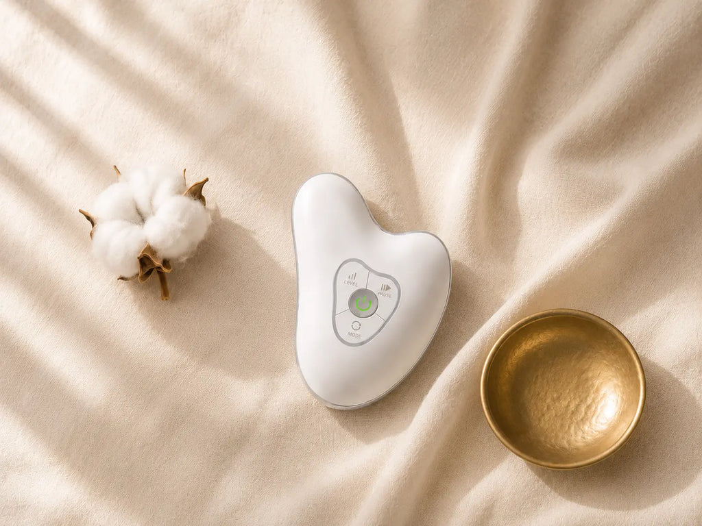 Centellian24 Madeca Prime Ritual White Pearl 4-in-1 High-Frequency Galvanic Gua Sha Massager